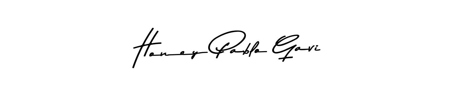 How to make Honey Pablo Gavi signature? Asem Kandis PERSONAL USE is a professional autograph style. Create handwritten signature for Honey Pablo Gavi name. Honey Pablo Gavi signature style 9 images and pictures png