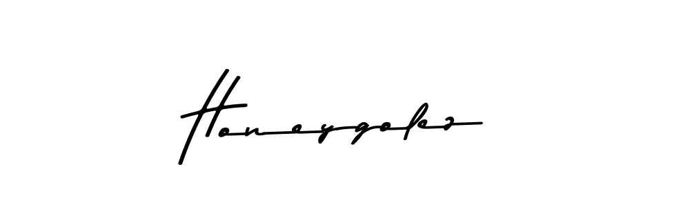 Make a beautiful signature design for name Honeygolez. Use this online signature maker to create a handwritten signature for free. Honeygolez signature style 9 images and pictures png