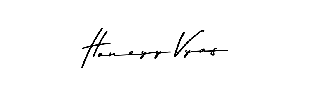 Use a signature maker to create a handwritten signature online. With this signature software, you can design (Asem Kandis PERSONAL USE) your own signature for name Honeyy Vyas. Honeyy Vyas signature style 9 images and pictures png