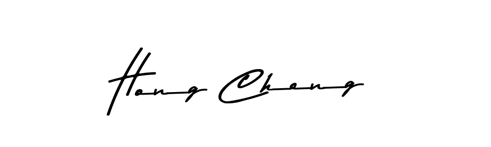 Design your own signature with our free online signature maker. With this signature software, you can create a handwritten (Asem Kandis PERSONAL USE) signature for name Hong Cheng. Hong Cheng signature style 9 images and pictures png