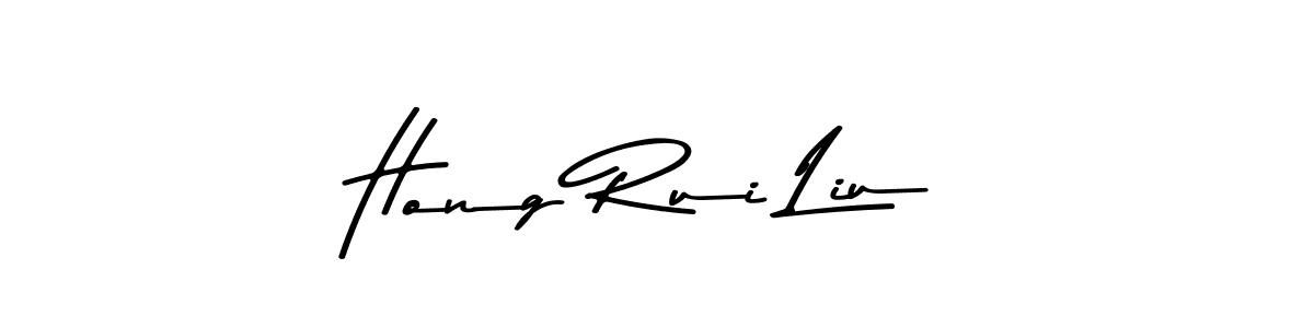 Use a signature maker to create a handwritten signature online. With this signature software, you can design (Asem Kandis PERSONAL USE) your own signature for name Hong Rui Liu. Hong Rui Liu signature style 9 images and pictures png