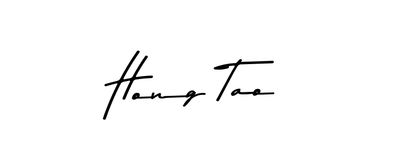 Design your own signature with our free online signature maker. With this signature software, you can create a handwritten (Asem Kandis PERSONAL USE) signature for name Hong Tao. Hong Tao signature style 9 images and pictures png