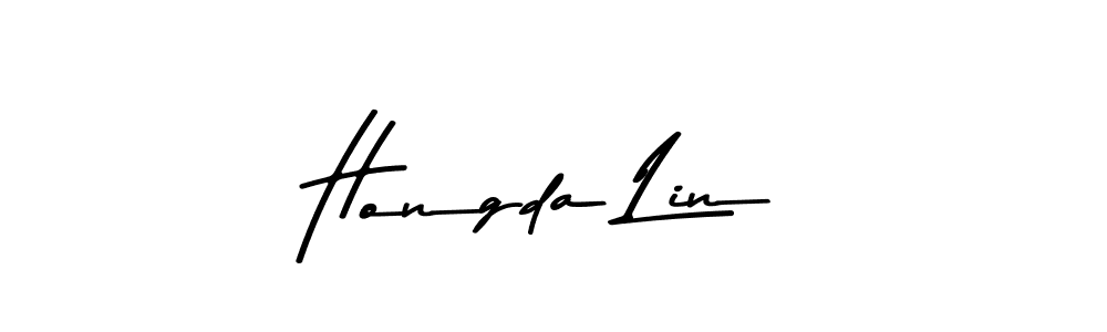 This is the best signature style for the Hongda Lin name. Also you like these signature font (Asem Kandis PERSONAL USE). Mix name signature. Hongda Lin signature style 9 images and pictures png