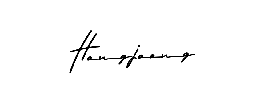 You should practise on your own different ways (Asem Kandis PERSONAL USE) to write your name (Hongjoong) in signature. don't let someone else do it for you. Hongjoong signature style 9 images and pictures png