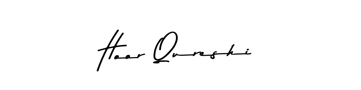Hoor Qureshi stylish signature style. Best Handwritten Sign (Asem Kandis PERSONAL USE) for my name. Handwritten Signature Collection Ideas for my name Hoor Qureshi. Hoor Qureshi signature style 9 images and pictures png
