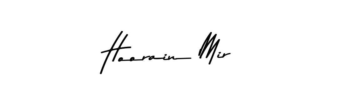 Hoorain Mir stylish signature style. Best Handwritten Sign (Asem Kandis PERSONAL USE) for my name. Handwritten Signature Collection Ideas for my name Hoorain Mir. Hoorain Mir signature style 9 images and pictures png