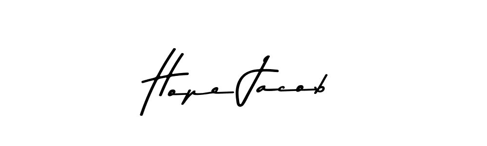 Design your own signature with our free online signature maker. With this signature software, you can create a handwritten (Asem Kandis PERSONAL USE) signature for name Hope Jacob. Hope Jacob signature style 9 images and pictures png