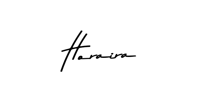Design your own signature with our free online signature maker. With this signature software, you can create a handwritten (Asem Kandis PERSONAL USE) signature for name Horaira. Horaira signature style 9 images and pictures png