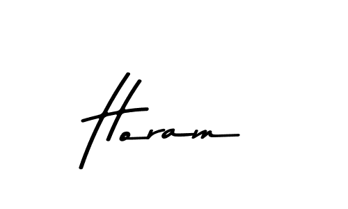 Horam stylish signature style. Best Handwritten Sign (Asem Kandis PERSONAL USE) for my name. Handwritten Signature Collection Ideas for my name Horam. Horam signature style 9 images and pictures png