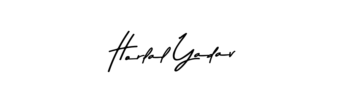 Make a beautiful signature design for name Horlal Yadav. Use this online signature maker to create a handwritten signature for free. Horlal Yadav signature style 9 images and pictures png