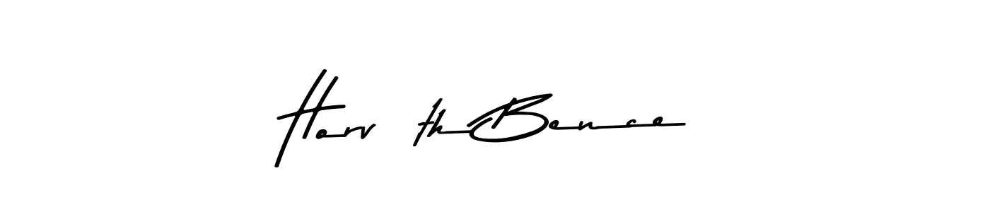 Horváth Bence stylish signature style. Best Handwritten Sign (Asem Kandis PERSONAL USE) for my name. Handwritten Signature Collection Ideas for my name Horváth Bence. Horváth Bence signature style 9 images and pictures png