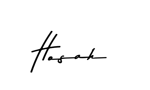 Hosah stylish signature style. Best Handwritten Sign (Asem Kandis PERSONAL USE) for my name. Handwritten Signature Collection Ideas for my name Hosah. Hosah signature style 9 images and pictures png