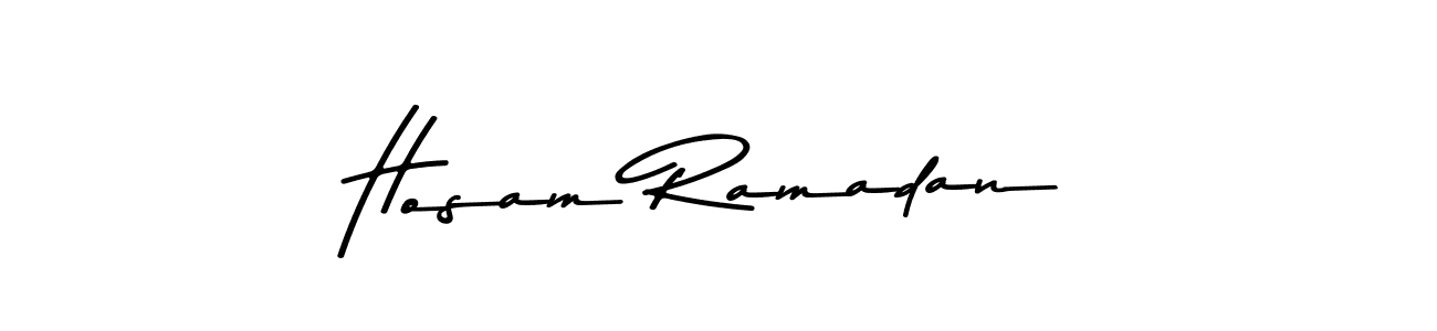 Use a signature maker to create a handwritten signature online. With this signature software, you can design (Asem Kandis PERSONAL USE) your own signature for name Hosam Ramadan. Hosam Ramadan signature style 9 images and pictures png