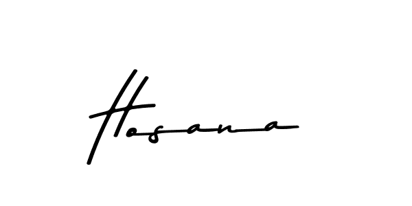 Make a beautiful signature design for name Hosana. With this signature (Asem Kandis PERSONAL USE) style, you can create a handwritten signature for free. Hosana signature style 9 images and pictures png