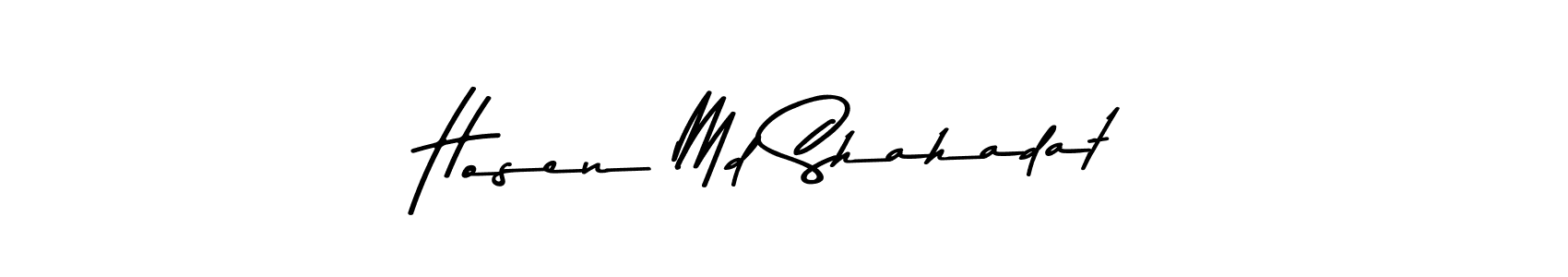 Also You can easily find your signature by using the search form. We will create Hosen Md Shahadat name handwritten signature images for you free of cost using Asem Kandis PERSONAL USE sign style. Hosen Md Shahadat signature style 9 images and pictures png