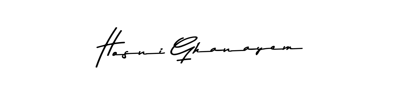 This is the best signature style for the Hosni Ghanayem name. Also you like these signature font (Asem Kandis PERSONAL USE). Mix name signature. Hosni Ghanayem signature style 9 images and pictures png