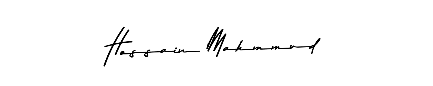 The best way (Asem Kandis PERSONAL USE) to make a short signature is to pick only two or three words in your name. The name Hossain Mahmmud include a total of six letters. For converting this name. Hossain Mahmmud signature style 9 images and pictures png