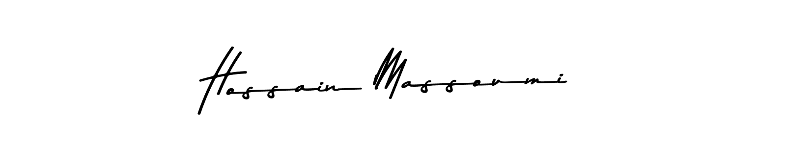 Hossain Massoumi stylish signature style. Best Handwritten Sign (Asem Kandis PERSONAL USE) for my name. Handwritten Signature Collection Ideas for my name Hossain Massoumi. Hossain Massoumi signature style 9 images and pictures png