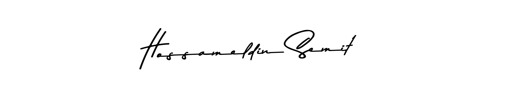 Also You can easily find your signature by using the search form. We will create Hossameldin Semit name handwritten signature images for you free of cost using Asem Kandis PERSONAL USE sign style. Hossameldin Semit signature style 9 images and pictures png