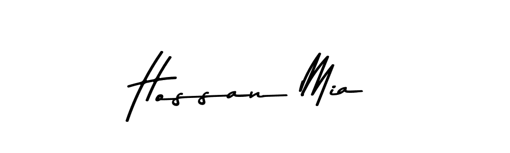 Also You can easily find your signature by using the search form. We will create Hossan Mia name handwritten signature images for you free of cost using Asem Kandis PERSONAL USE sign style. Hossan Mia signature style 9 images and pictures png