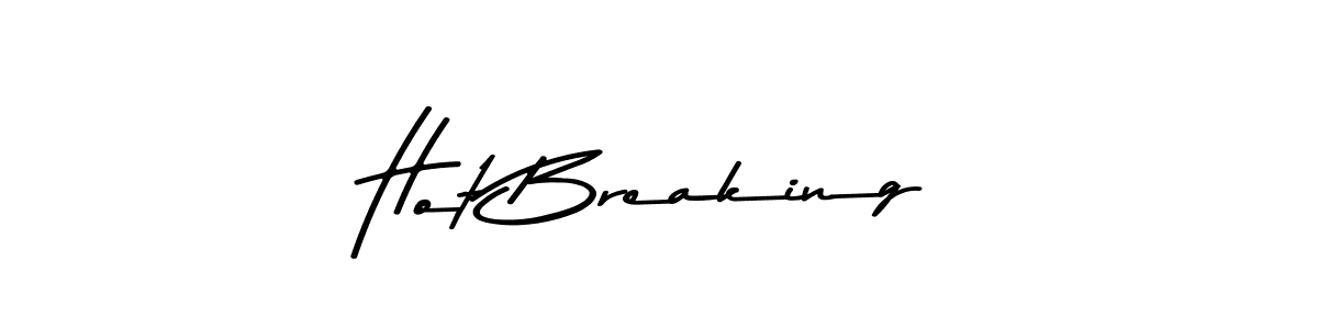 How to Draw Hot Breaking signature style? Asem Kandis PERSONAL USE is a latest design signature styles for name Hot Breaking. Hot Breaking signature style 9 images and pictures png