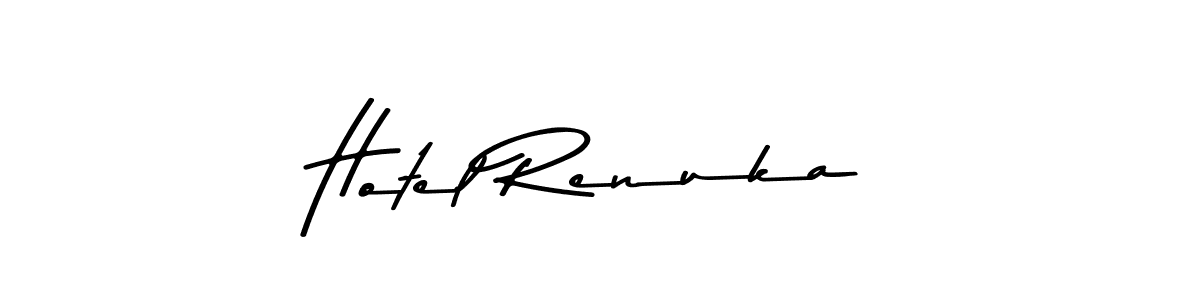 Make a beautiful signature design for name Hotel Renuka. With this signature (Asem Kandis PERSONAL USE) style, you can create a handwritten signature for free. Hotel Renuka signature style 9 images and pictures png