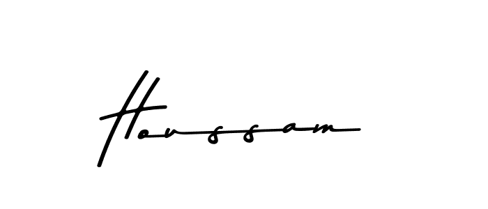 You should practise on your own different ways (Asem Kandis PERSONAL USE) to write your name (Houssam) in signature. don't let someone else do it for you. Houssam signature style 9 images and pictures png