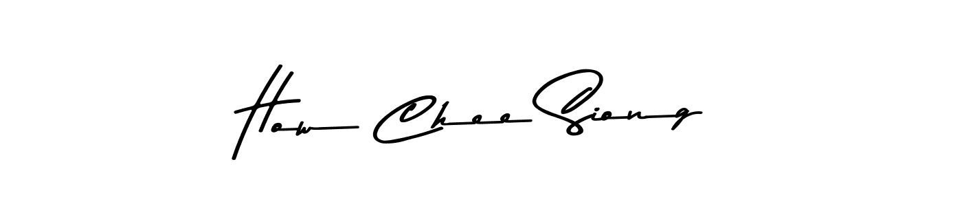 Also You can easily find your signature by using the search form. We will create How Chee Siong name handwritten signature images for you free of cost using Asem Kandis PERSONAL USE sign style. How Chee Siong signature style 9 images and pictures png