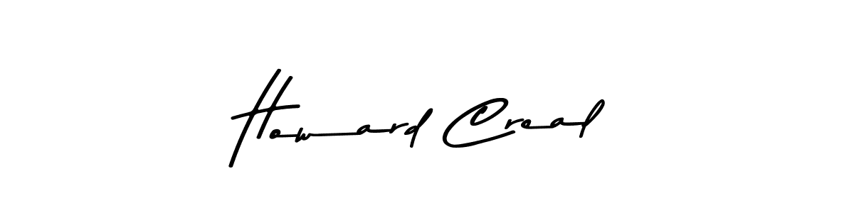 You should practise on your own different ways (Asem Kandis PERSONAL USE) to write your name (Howard Creal) in signature. don't let someone else do it for you. Howard Creal signature style 9 images and pictures png