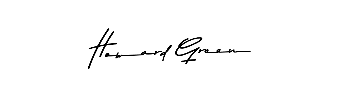 Asem Kandis PERSONAL USE is a professional signature style that is perfect for those who want to add a touch of class to their signature. It is also a great choice for those who want to make their signature more unique. Get Howard Green name to fancy signature for free. Howard Green signature style 9 images and pictures png