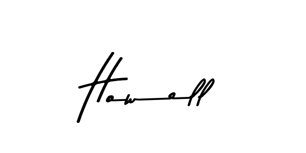 Design your own signature with our free online signature maker. With this signature software, you can create a handwritten (Asem Kandis PERSONAL USE) signature for name Howell. Howell signature style 9 images and pictures png