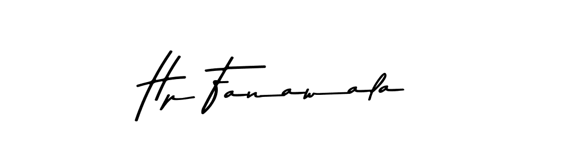 Design your own signature with our free online signature maker. With this signature software, you can create a handwritten (Asem Kandis PERSONAL USE) signature for name Hp Fanawala. Hp Fanawala signature style 9 images and pictures png