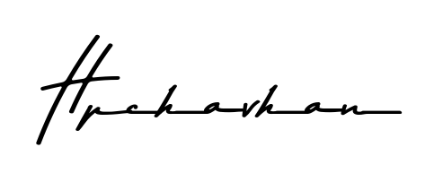 Get inspired by this graceful Asem Kandis PERSONAL USE signature style for name Hpchavhan. Smooth loops and balanced proportions for everyday use. Hpchavhan signature style 9 images and pictures png