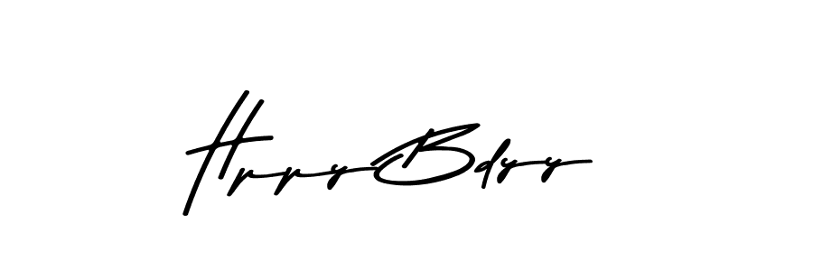 How to make Hppy Bdyy signature? Asem Kandis PERSONAL USE is a professional autograph style. Create handwritten signature for Hppy Bdyy name. Hppy Bdyy signature style 9 images and pictures png