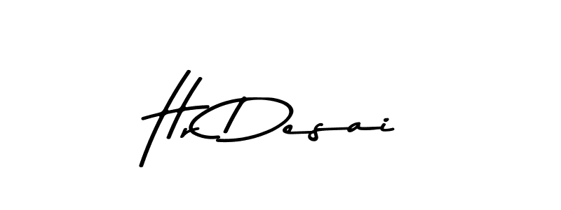 Make a beautiful signature design for name Hr Desai. Use this online signature maker to create a handwritten signature for free. Hr Desai signature style 9 images and pictures png