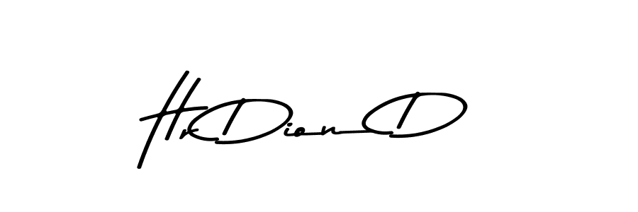 Use a signature maker to create a handwritten signature online. With this signature software, you can design (Asem Kandis PERSONAL USE) your own signature for name Hr Dion D. Hr Dion D signature style 9 images and pictures png