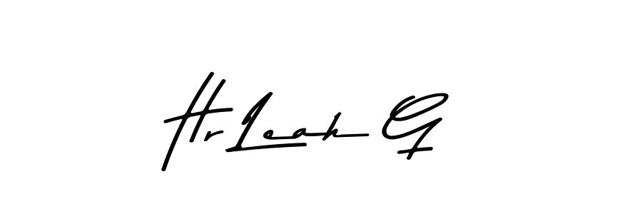 Asem Kandis PERSONAL USE is a professional signature style that is perfect for those who want to add a touch of class to their signature. It is also a great choice for those who want to make their signature more unique. Get Hr Leah G name to fancy signature for free. Hr Leah G signature style 9 images and pictures png