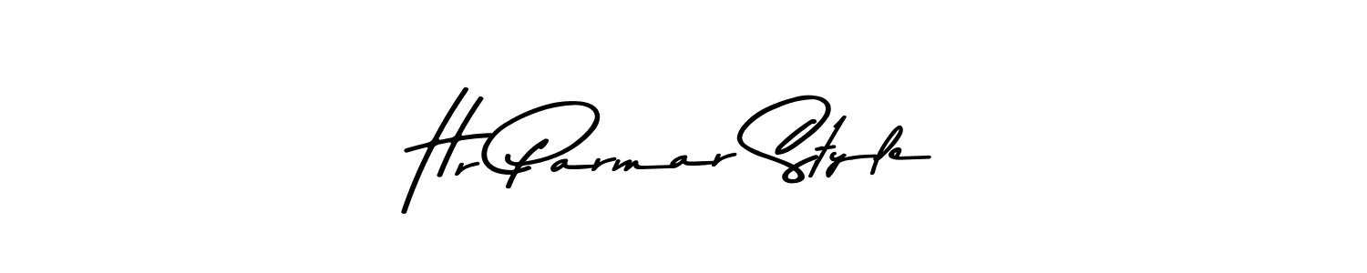 if you are searching for the best signature style for your name Hr Parmar Style. so please give up your signature search. here we have designed multiple signature styles  using Asem Kandis PERSONAL USE. Hr Parmar Style signature style 9 images and pictures png