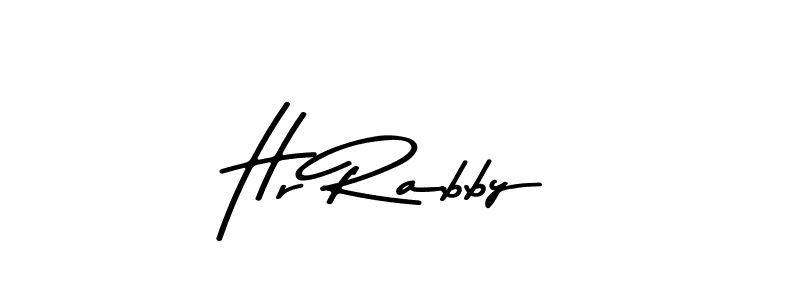 This is the best signature style for the Hr Rabby name. Also you like these signature font (Asem Kandis PERSONAL USE). Mix name signature. Hr Rabby signature style 9 images and pictures png