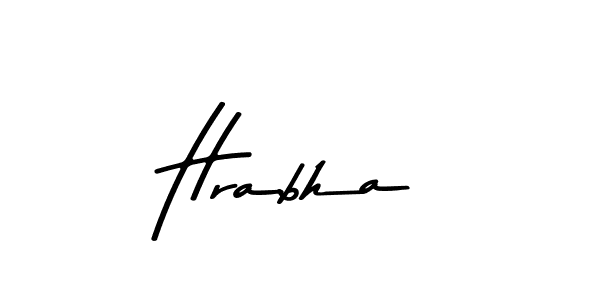 The best way (Asem Kandis PERSONAL USE) to make a short signature is to pick only two or three words in your name. The name Hrabha include a total of six letters. For converting this name. Hrabha signature style 9 images and pictures png