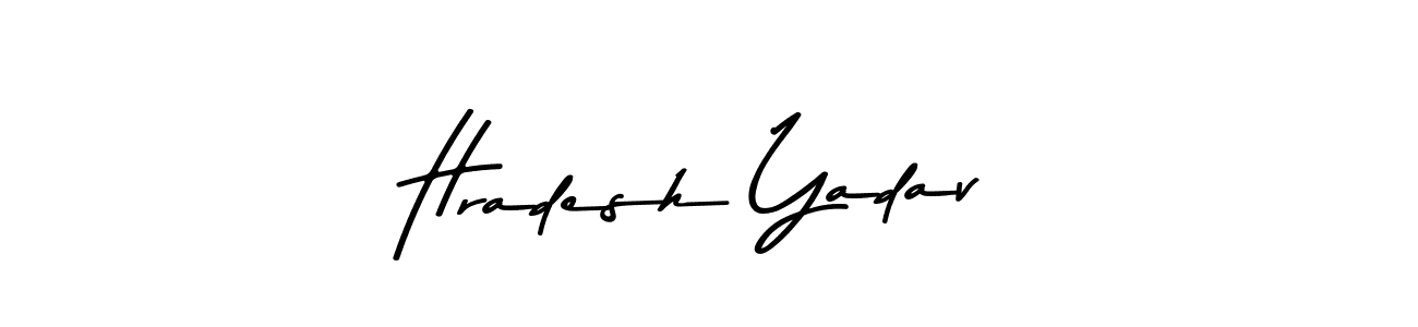 Hradesh Yadav stylish signature style. Best Handwritten Sign (Asem Kandis PERSONAL USE) for my name. Handwritten Signature Collection Ideas for my name Hradesh Yadav. Hradesh Yadav signature style 9 images and pictures png