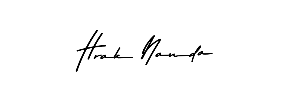 Also You can easily find your signature by using the search form. We will create Hrak Nanda name handwritten signature images for you free of cost using Asem Kandis PERSONAL USE sign style. Hrak Nanda signature style 9 images and pictures png