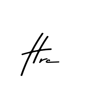 Make a beautiful signature design for name Hrc. With this signature (Asem Kandis PERSONAL USE) style, you can create a handwritten signature for free. Hrc signature style 9 images and pictures png