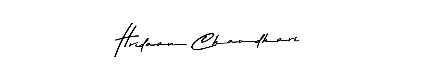 Design your own signature with our free online signature maker. With this signature software, you can create a handwritten (Asem Kandis PERSONAL USE) signature for name Hridaan Chaudhari. Hridaan Chaudhari signature style 9 images and pictures png