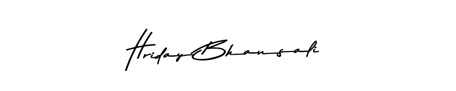 Use a signature maker to create a handwritten signature online. With this signature software, you can design (Asem Kandis PERSONAL USE) your own signature for name Hriday Bhansali. Hriday Bhansali signature style 9 images and pictures png