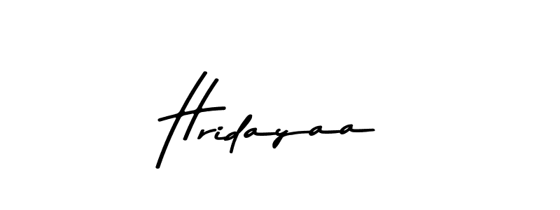 Use a signature maker to create a handwritten signature online. With this signature software, you can design (Asem Kandis PERSONAL USE) your own signature for name Hridayaa. Hridayaa signature style 9 images and pictures png