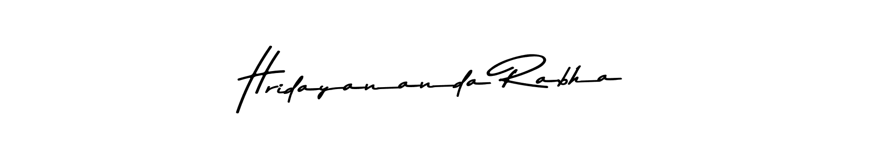 The best way (Asem Kandis PERSONAL USE) to make a short signature is to pick only two or three words in your name. The name Hridayananda Rabha include a total of six letters. For converting this name. Hridayananda Rabha signature style 9 images and pictures png