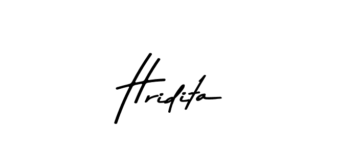 How to make Hridita signature? Asem Kandis PERSONAL USE is a professional autograph style. Create handwritten signature for Hridita name. Hridita signature style 9 images and pictures png