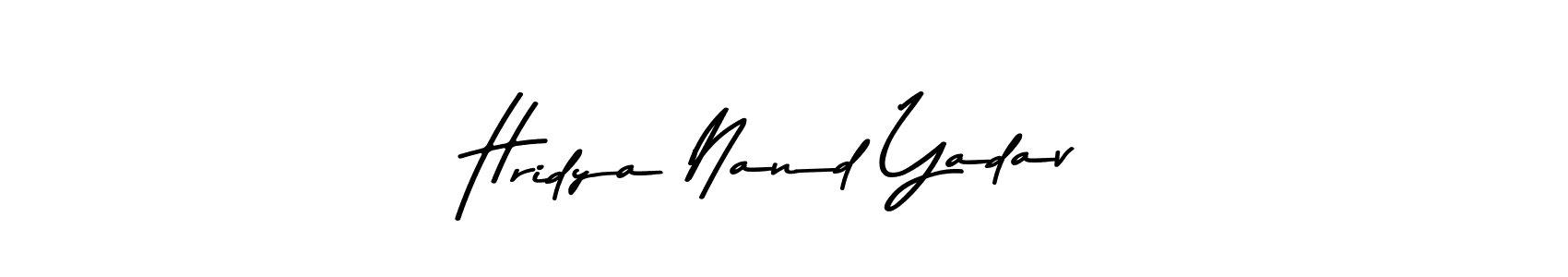 Similarly Asem Kandis PERSONAL USE is the best handwritten signature design. Signature creator online .You can use it as an online autograph creator for name Hridya Nand Yadav. Hridya Nand Yadav signature style 9 images and pictures png