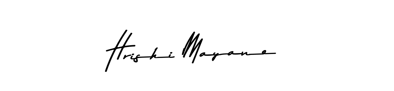 Also You can easily find your signature by using the search form. We will create Hrishi Mayane name handwritten signature images for you free of cost using Asem Kandis PERSONAL USE sign style. Hrishi Mayane signature style 9 images and pictures png